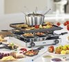Spring RACLETTEFONDUE CLASSIC Szwajcarski Zestaw do Raclette i Fondue dla 8 Osób